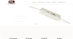 Desktop Screenshot of egl-lighting.com