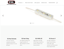 Tablet Screenshot of egl-lighting.com